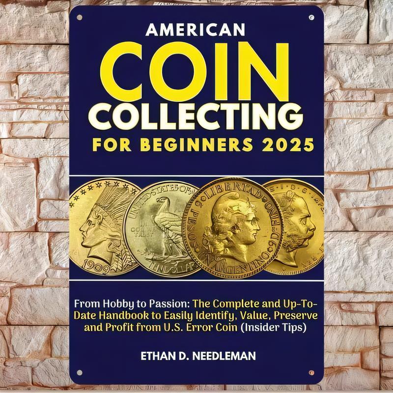 Vintage Collectible Tins - 2D Flat American Coin Collecting 2025