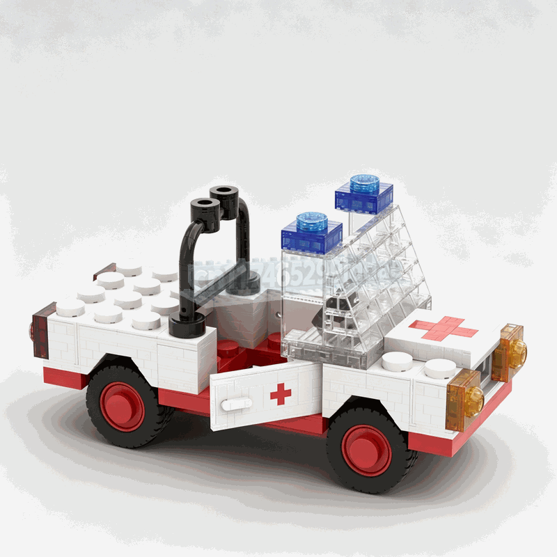 Vintage Collectible Toy Cars - 3184PCS 6X Oversized Vintage Ambulance MOC