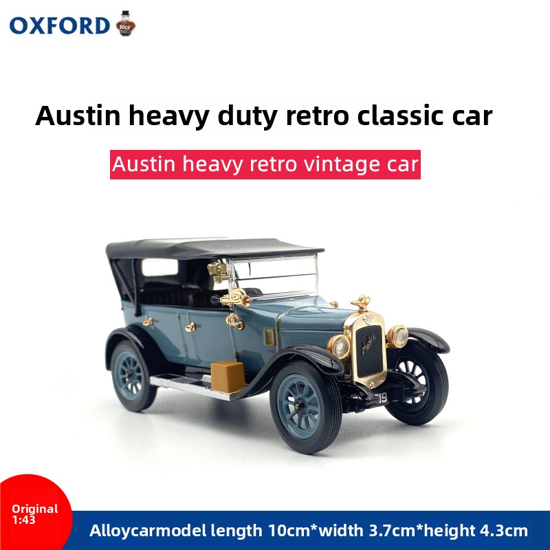 Vintage Collectible Toy Cars - Diecast OXFORD 1:43 Scale Austin Vintage
