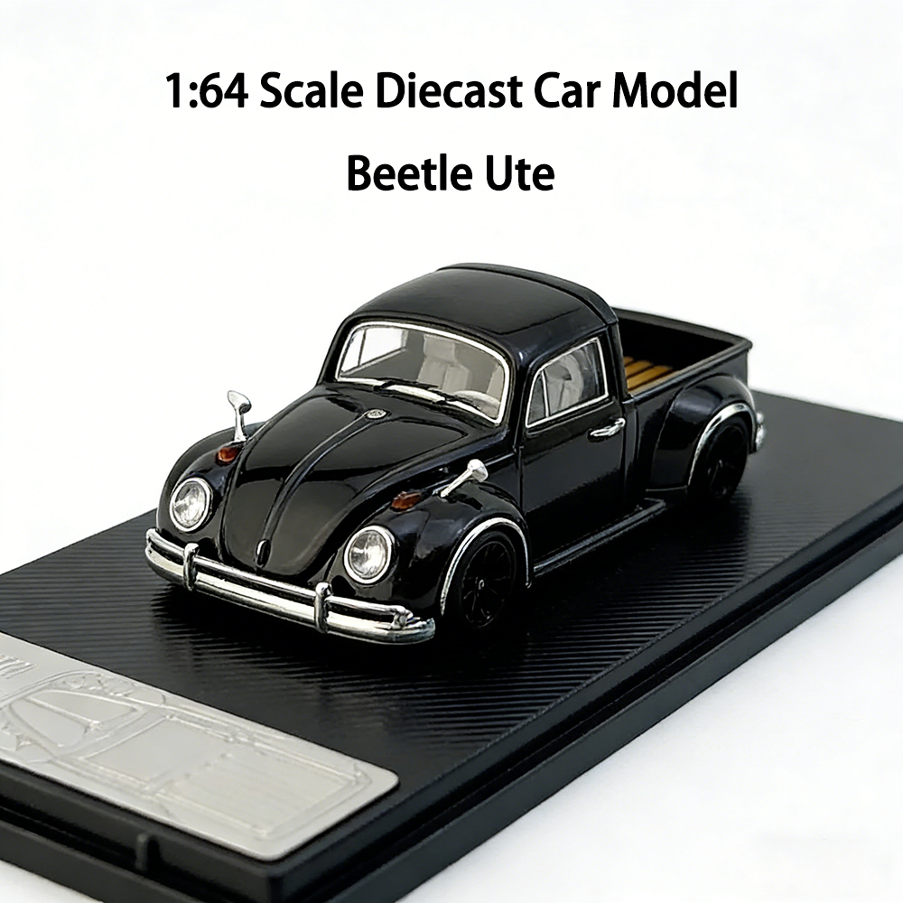 Vintage Collectible Toy Cars - 1:64 Alloy Diecast Pickup Model Car