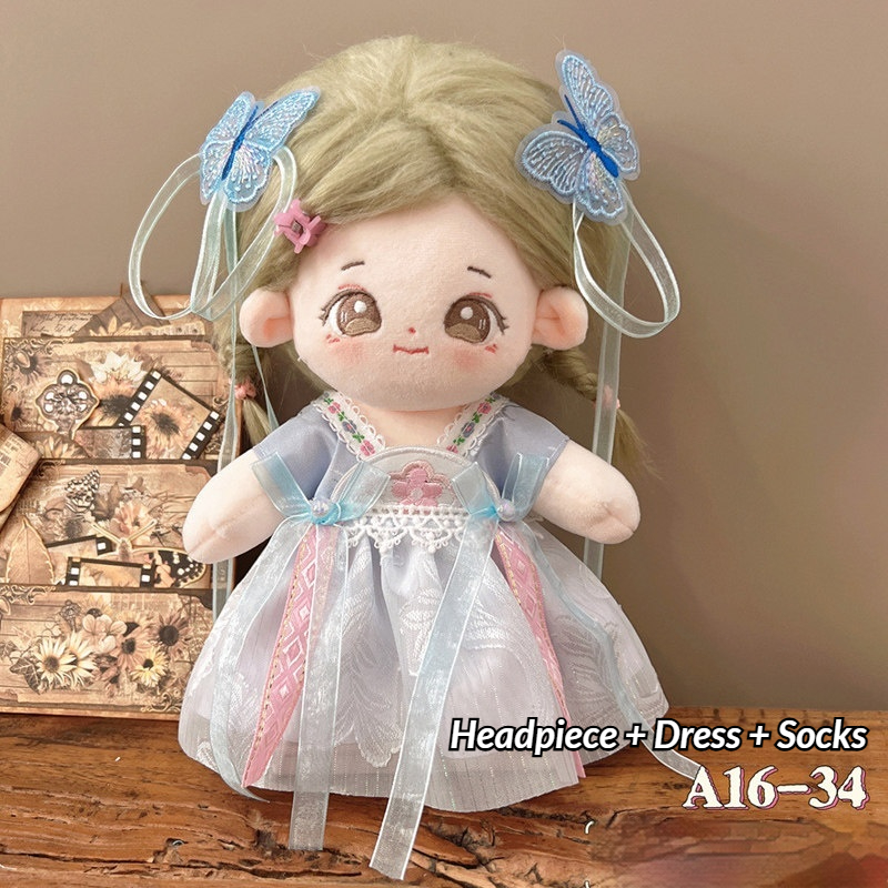 Chinese Style Hanfu Doll Outfi - Vintage Collectible Dolls 评论和价格