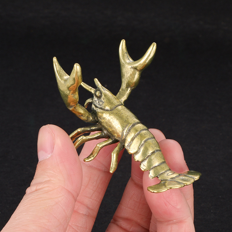 Solid Brass Crayfish Ornament  - Vintage Collectible Pens 评论和价格