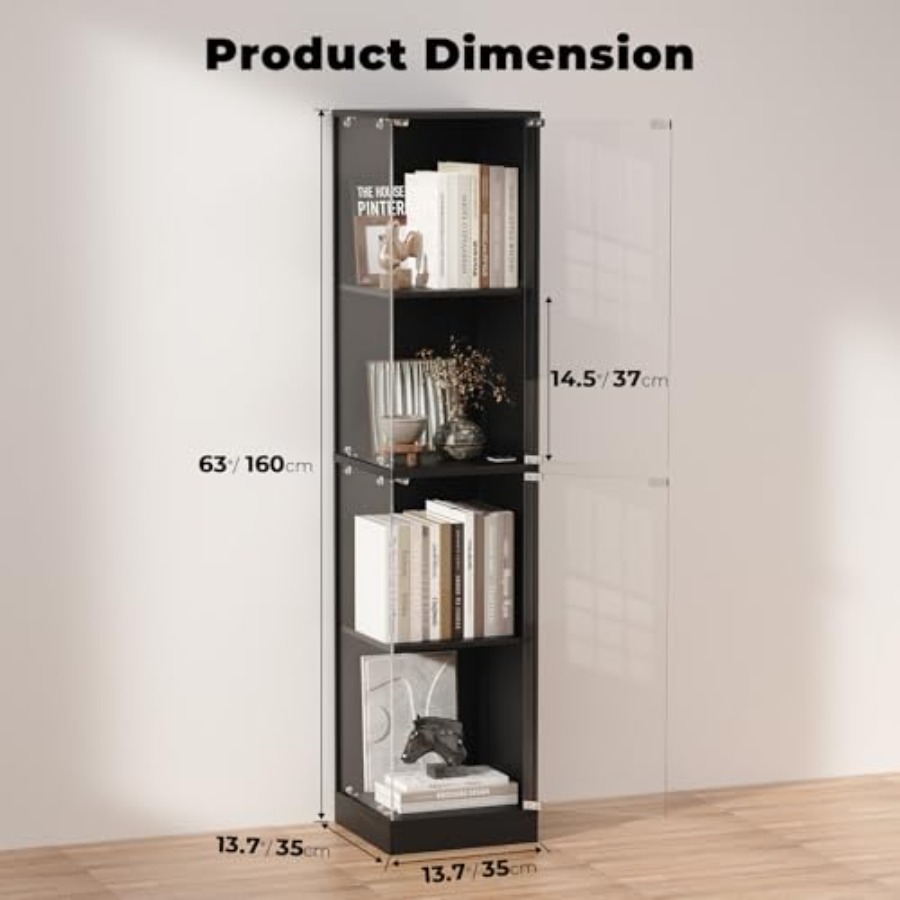 Corner display cabinet with gl - Collectible & Vintage Dolls For Christmas 评论和价格