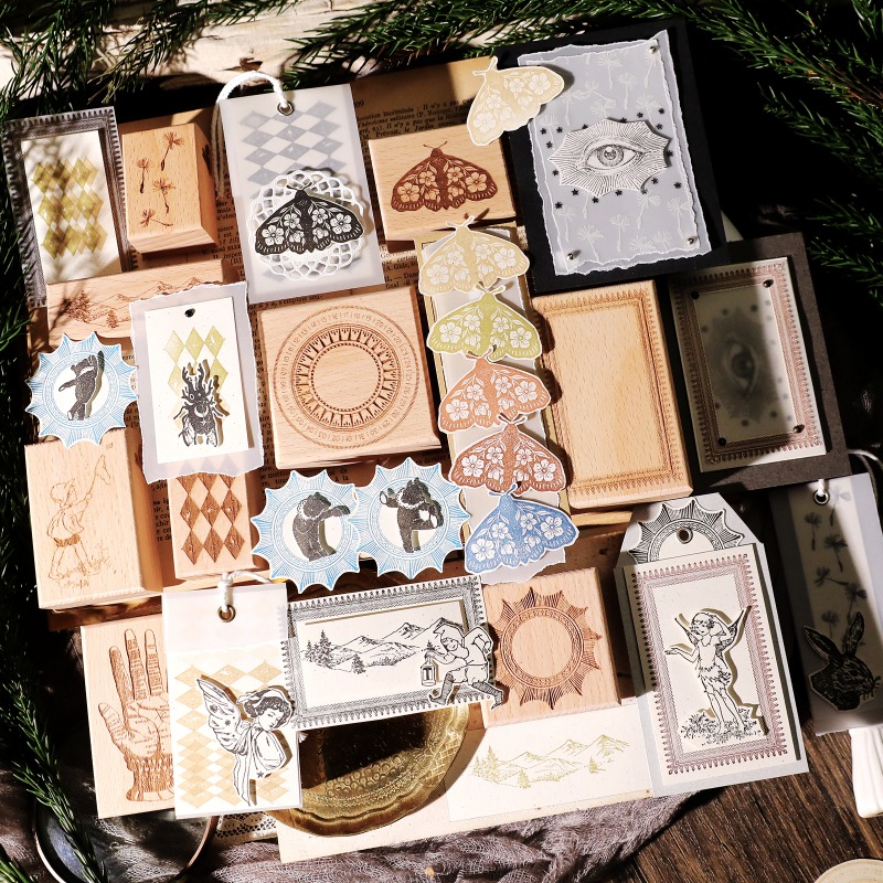 Vintage Forest Fairy Animal Fl - Vintage Collectible Stamps 评论和价格