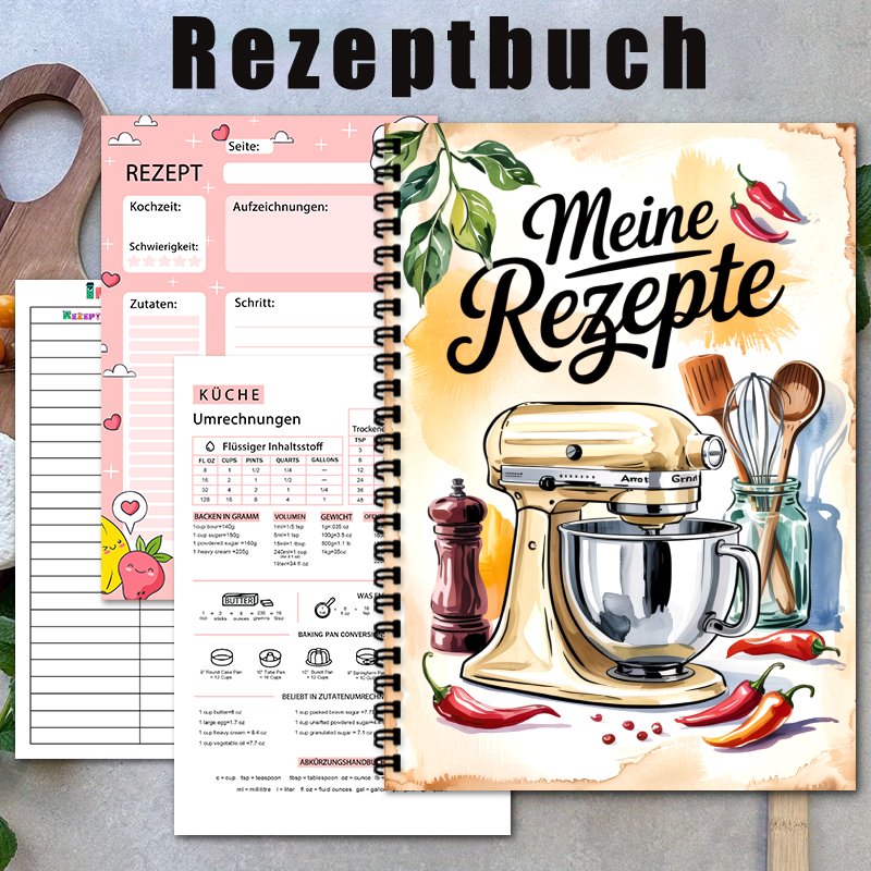A5 German cookbook, Spiral Bin - Vintage Collectible Cookbooks 评论和价格