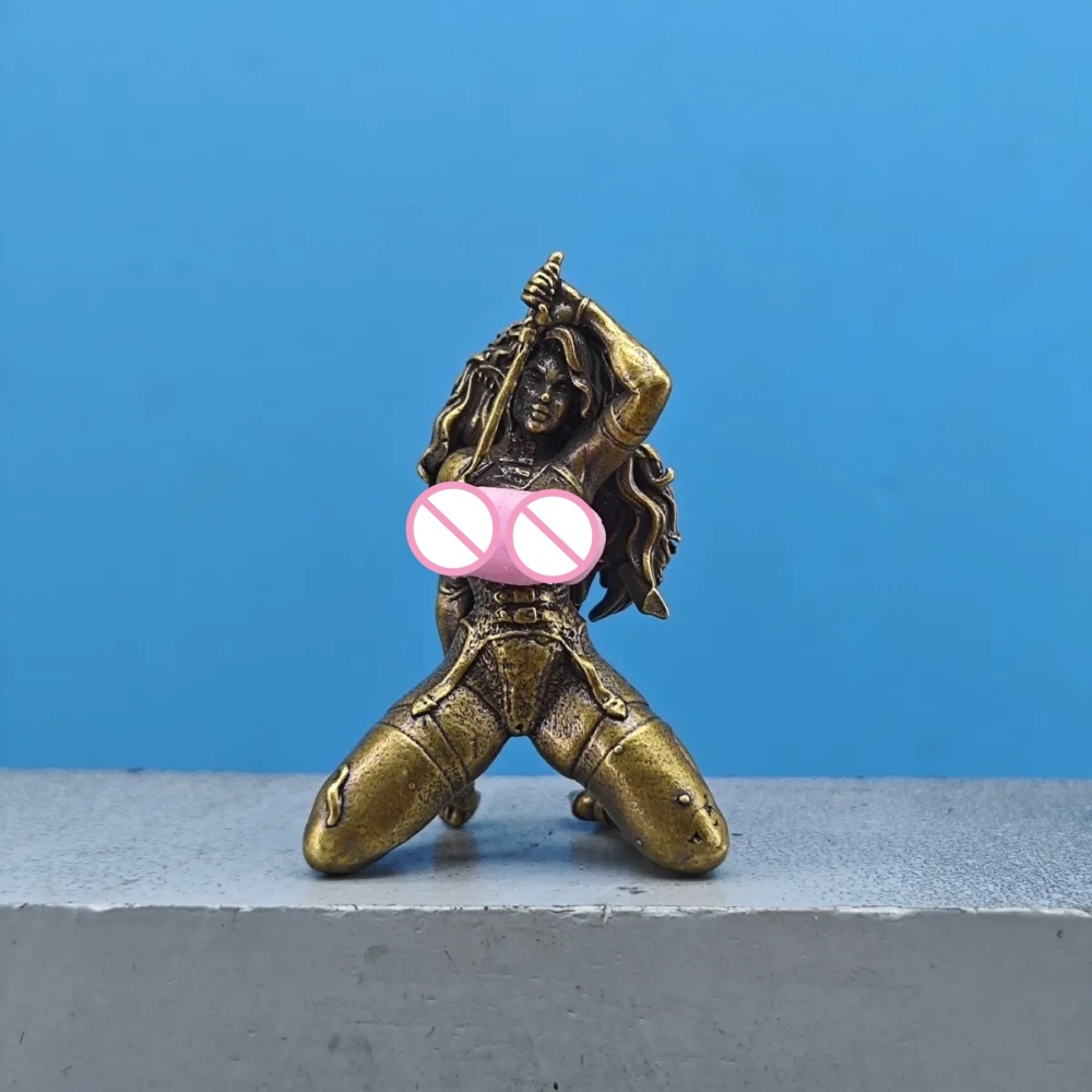 Vintage Brass Kneeling Fantasy - Vintage Collectible Ornaments 评论和价格