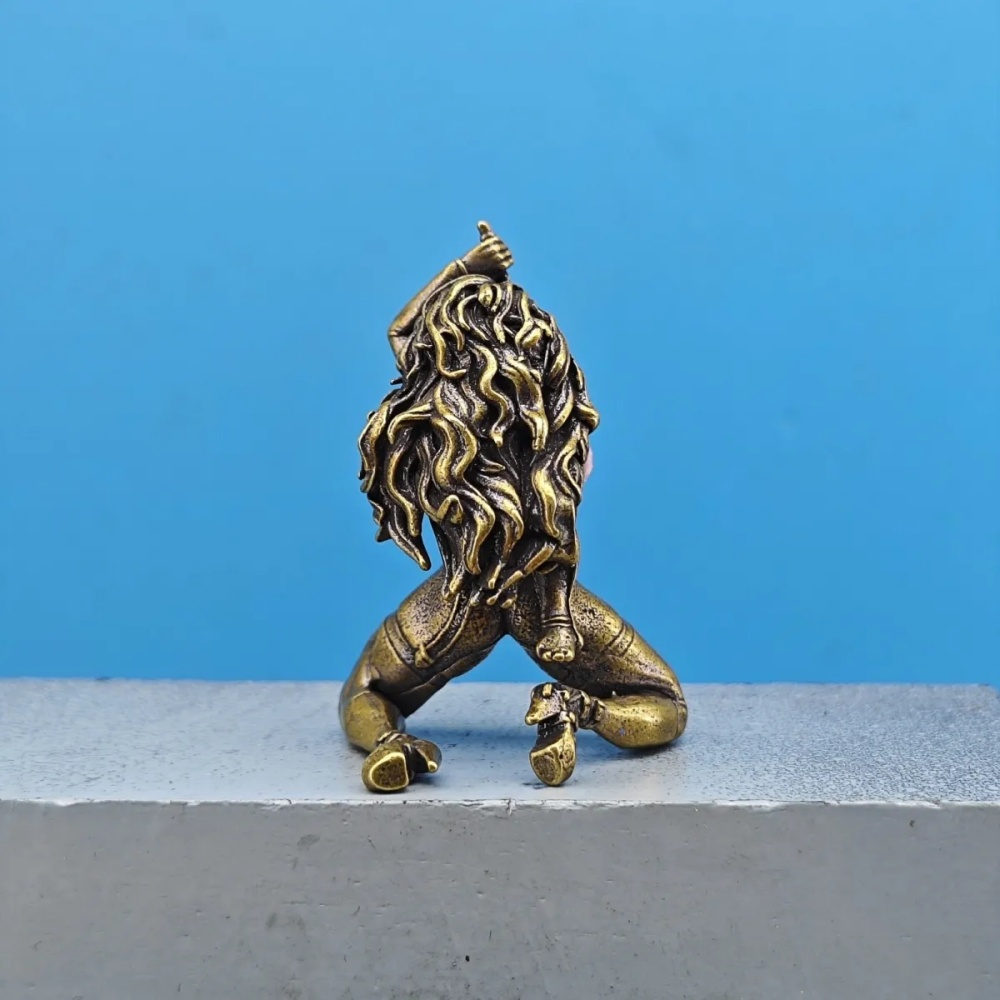 Vintage Brass Kneeling Fantasy - Vintage Collectible Ornaments 评论和价格