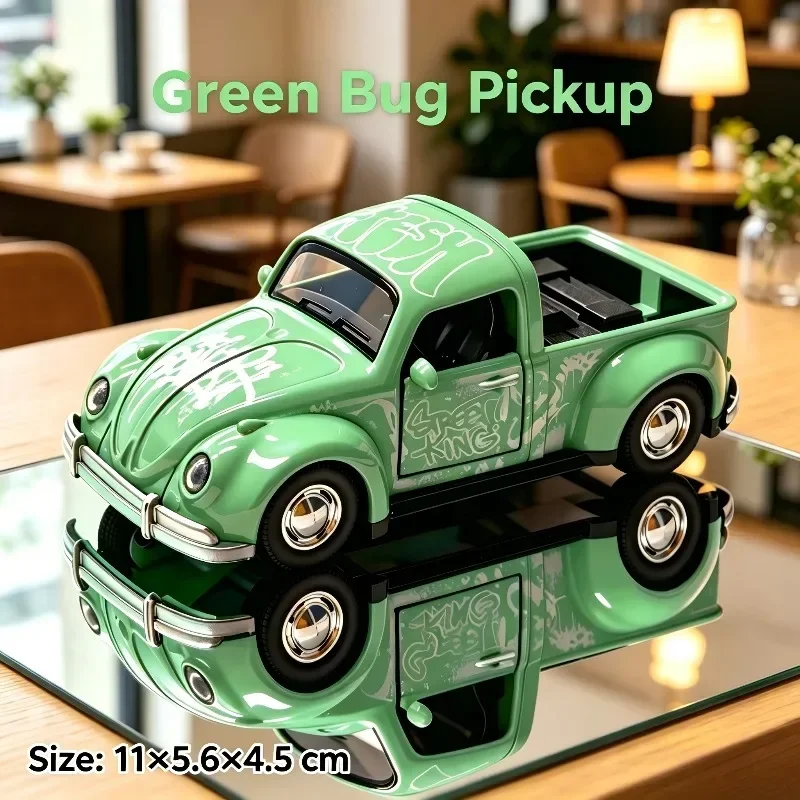 11cm Vintage Bug Pickup Diecas - Vintage Collectible Toy Cars 评论和价格