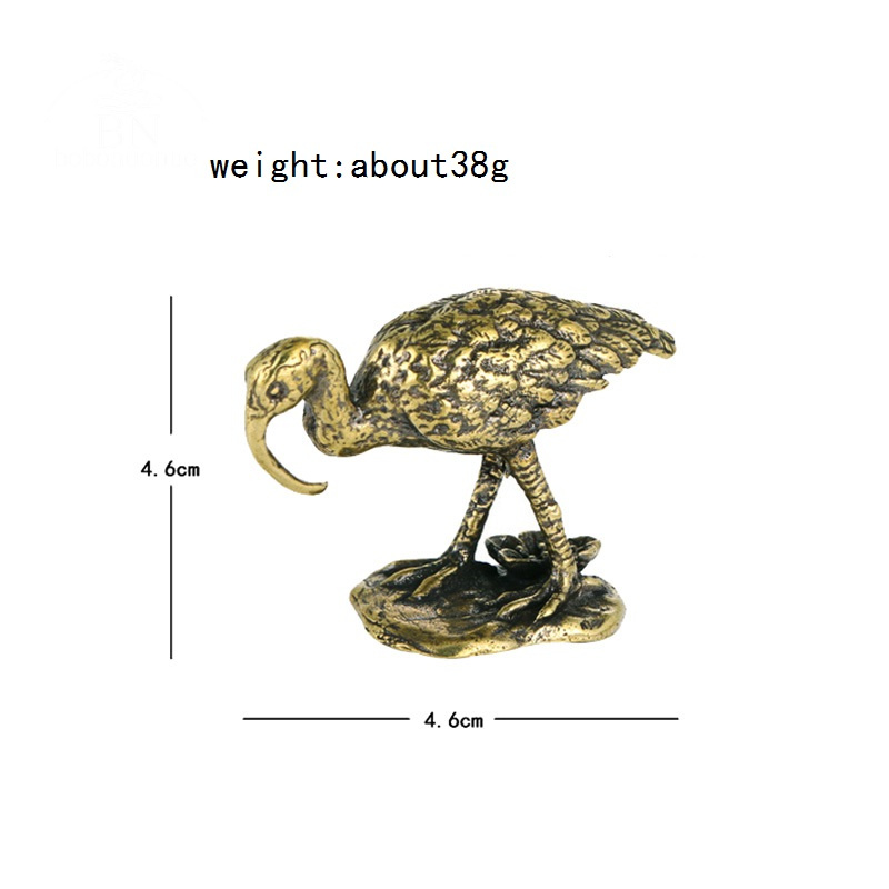 Brass Vintage Long-billed Cran - Vintage Collectible Ornaments 评论和价格