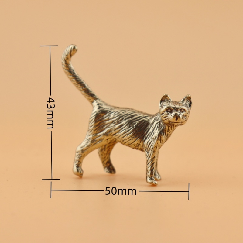 Vintage Brass Mini Long Tail C - Vintage Collectible Ornaments 评论和价格