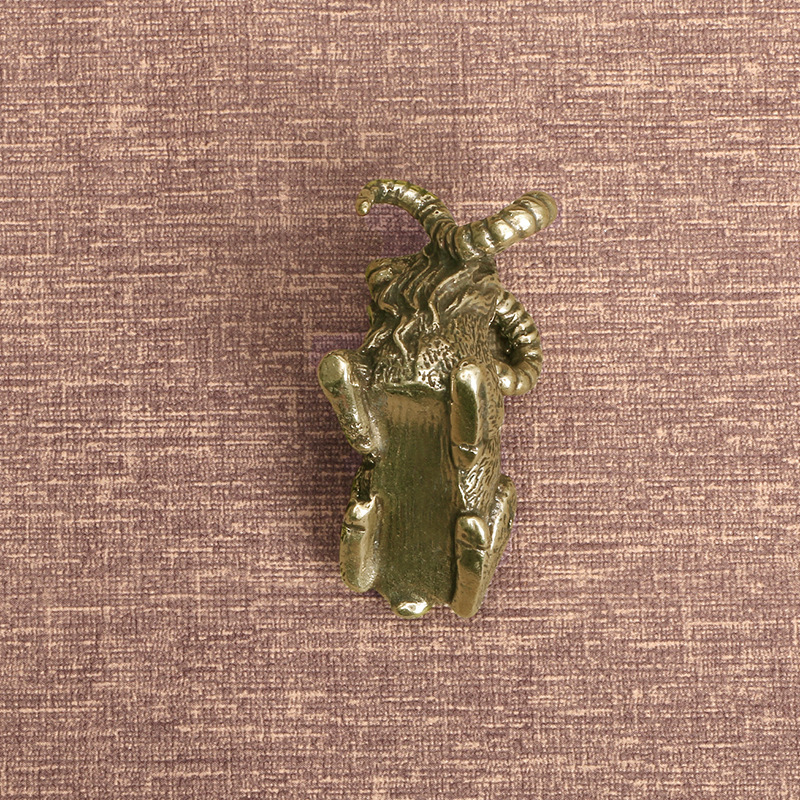 Solid Vintage Bronze Twist Hor - Vintage Collectible Ornaments 评论和价格