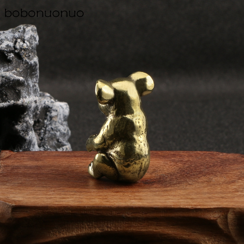 Vintage Brass Cute Koala Minia - Vintage Collectible Ornaments 评论和价格