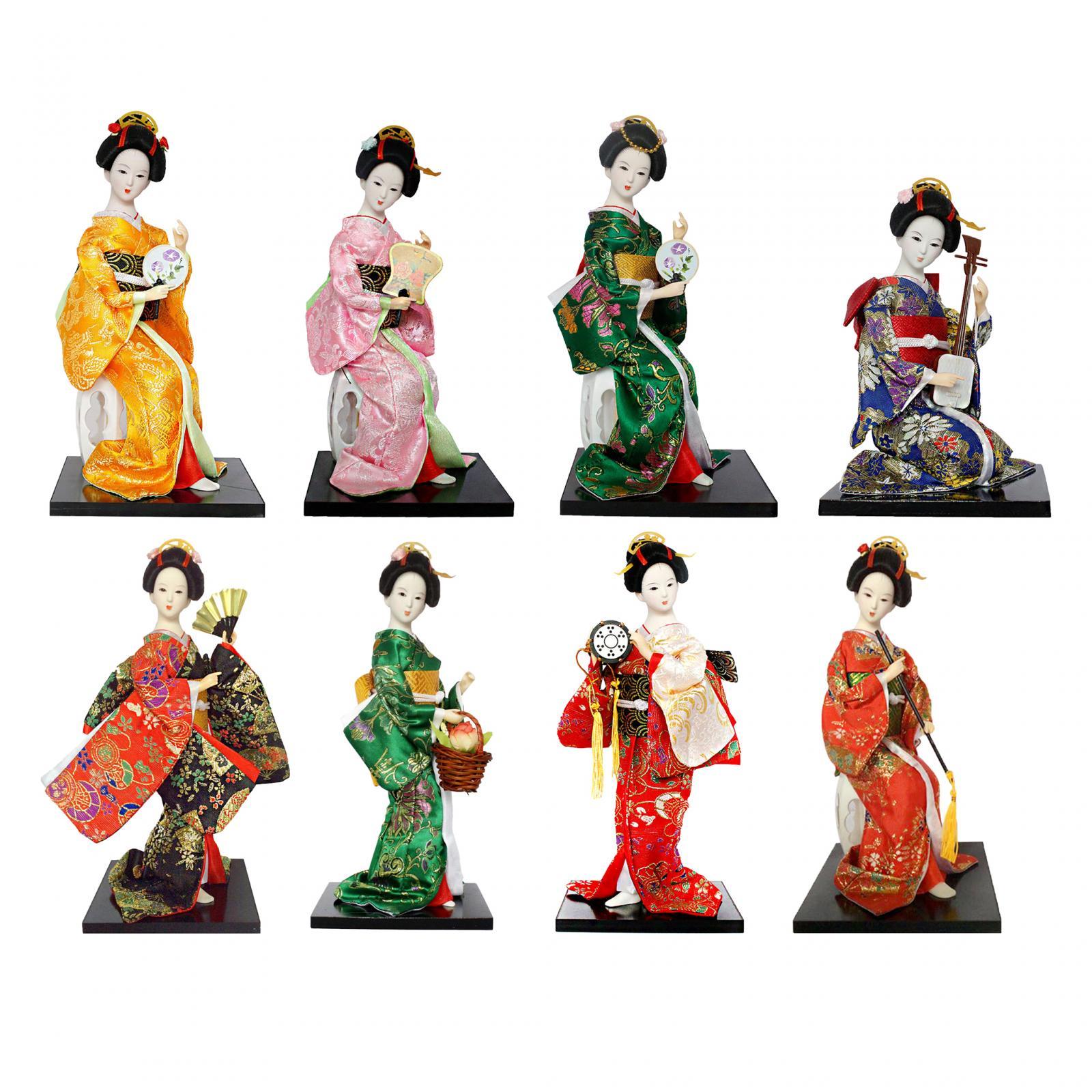 Kimono Dolls Japanese Geisha 1 - Vintage Collectible And Vintage Dolls 评论和价格