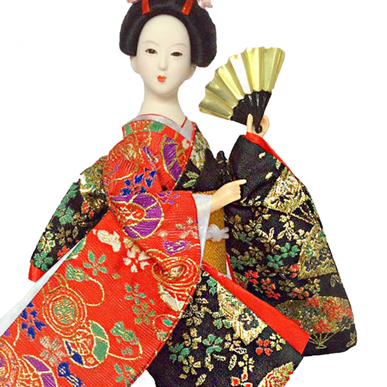 Kimono Dolls Japanese Geisha 1 - Vintage Collectible And Vintage Dolls 评论和价格