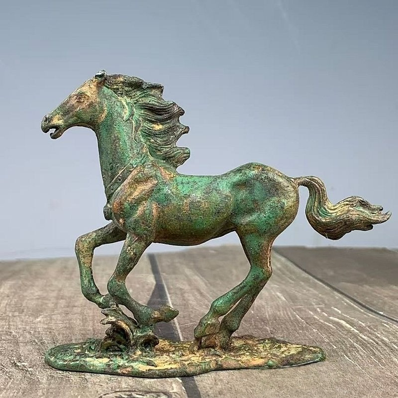 Antique Zodiac Horse Statue Ga - Vintage Collectible Ornaments 评论和价格