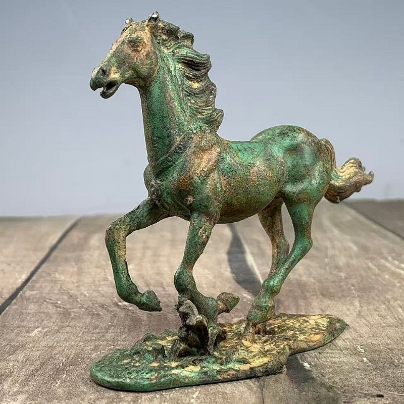Antique Zodiac Horse Statue Ga - Vintage Collectible Ornaments 评论和价格