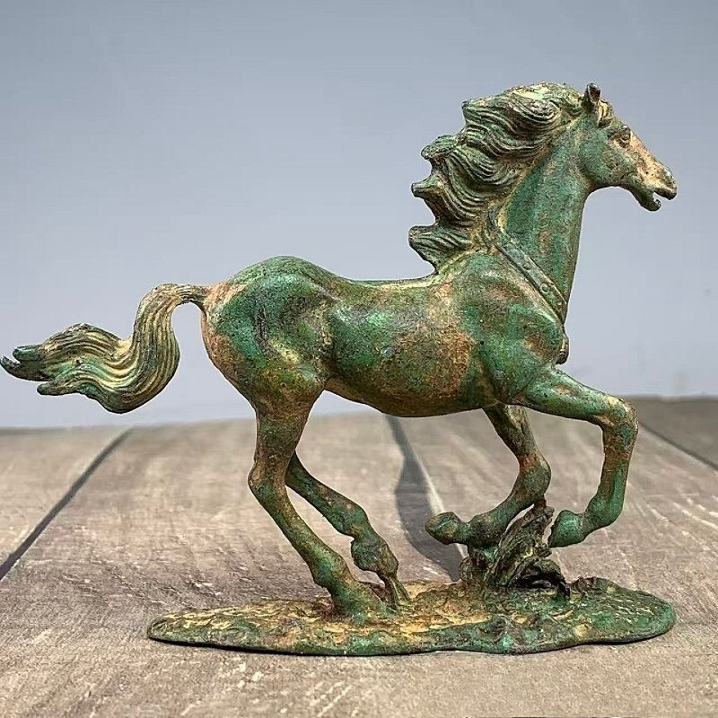 Antique Zodiac Horse Statue Ga - Vintage Collectible Ornaments 评论和价格