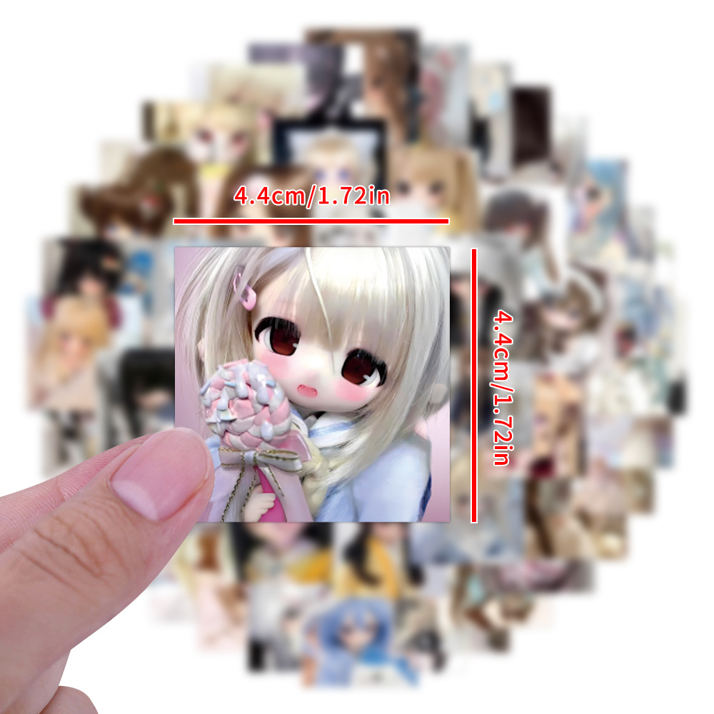 80pcs Cute BJD Doll Stickers D - Vintage Collectible Dolls 评论和价格