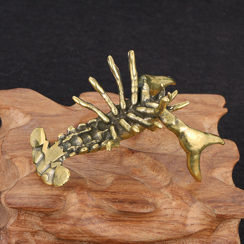 【F】Solid Brass Crayfish Orname - Vintage Collectible Pens 评论和价格