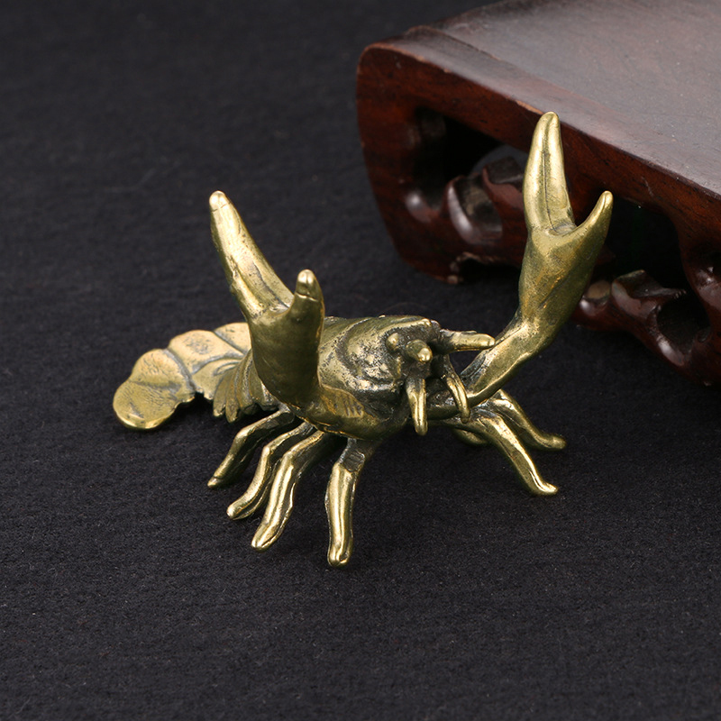 【F】Solid Brass Crayfish Orname - Vintage Collectible Pens 评论和价格