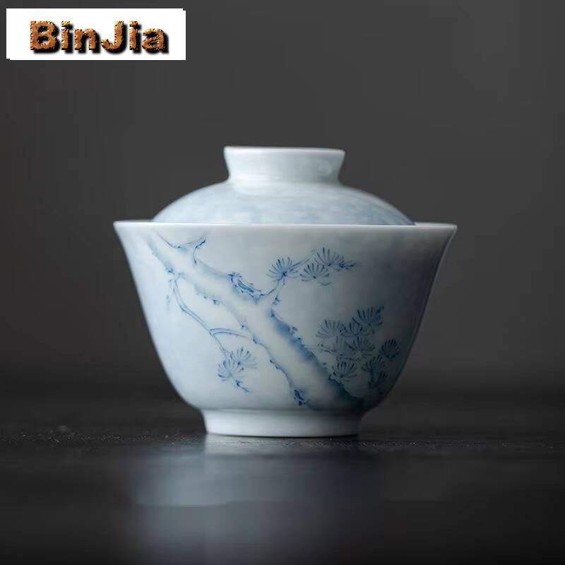 100ml Handpainted Pine Cover B - Vintage Collectible Items 评论和价格