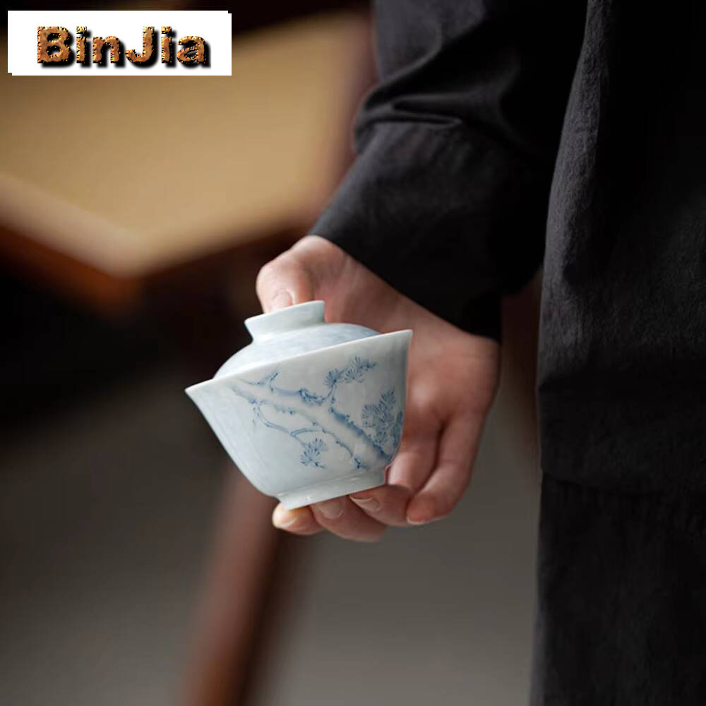 100ml Handpainted Pine Cover B - Vintage Collectible Items 评论和价格
