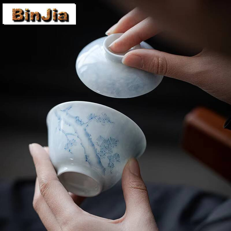 100ml Handpainted Pine Cover B - Vintage Collectible Items 评论和价格